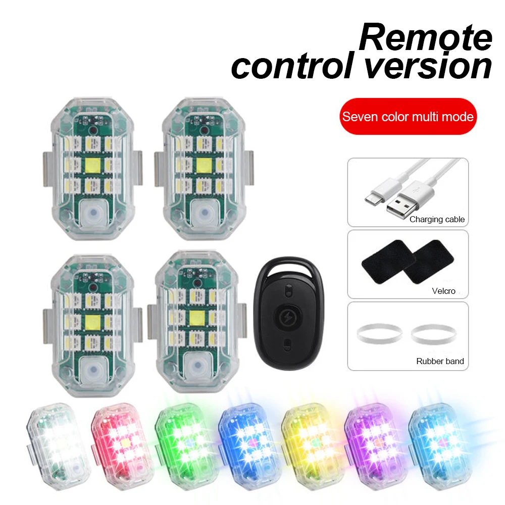 Drone Beacon Light - Bezprzewodowy pilot zdalnego sterowania LED samolot