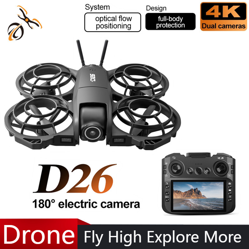 Drone Controller Screen - Dron D26 4K Aerial HD 180