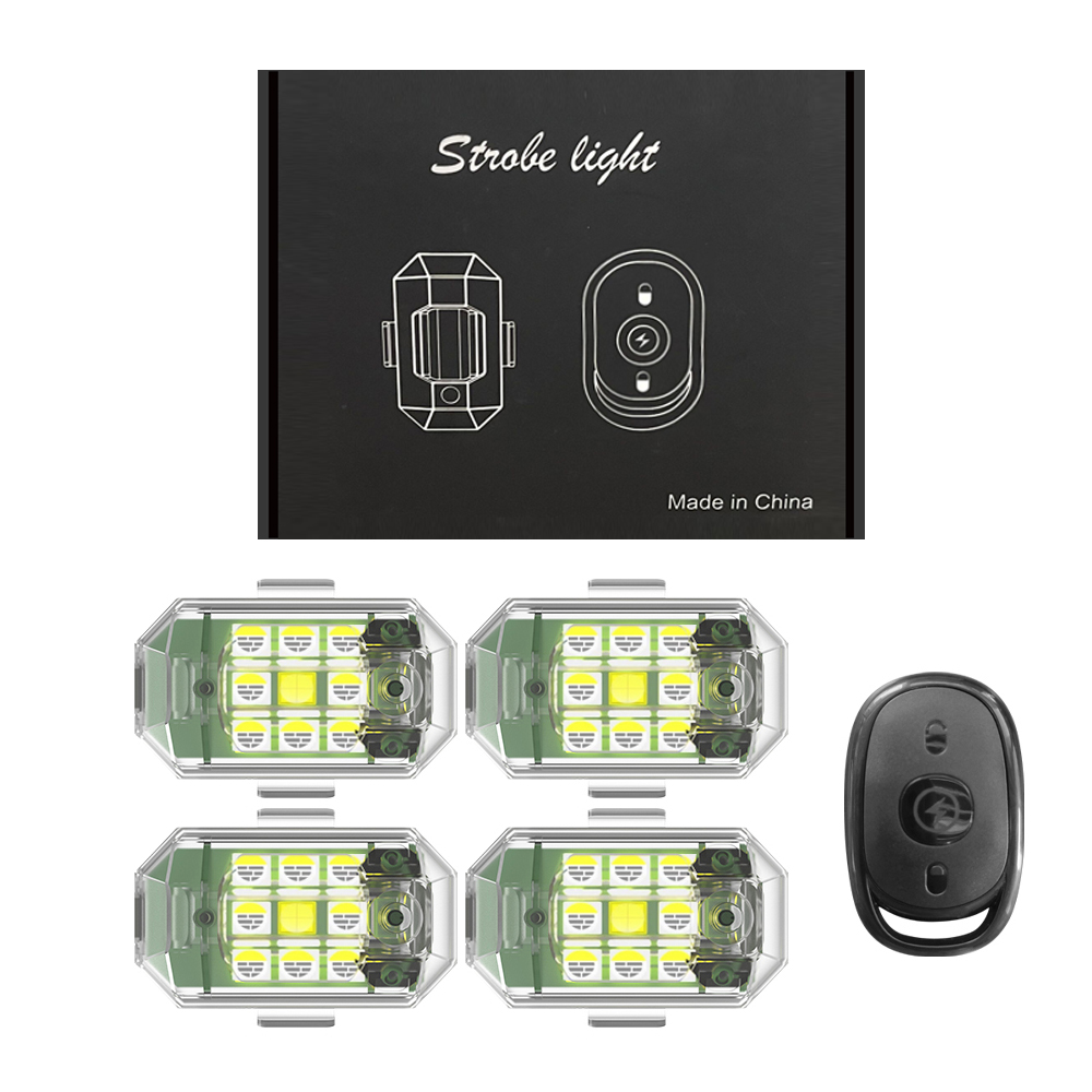 Drone Beacon Light - 1/2/4 szt. Bezprzewodowe światło stroboskopowe LED