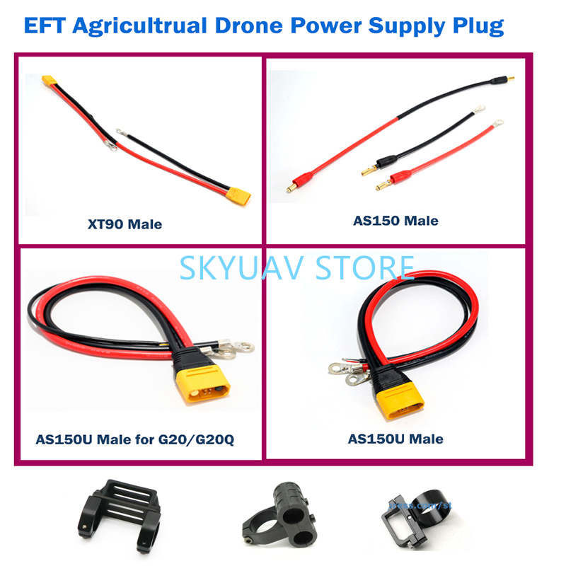 Zasilacz EFT XT90 wtyczka AS15 – Drone Propeller Holder recenzja i cena